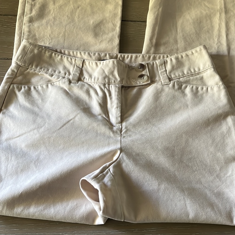 Ann Taylor Straight leg  Beige pants